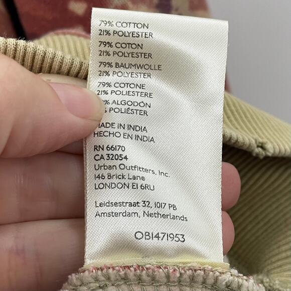 Free People Geometric Patterned Hoodie - Pink and Tan - Picture 9 of 10